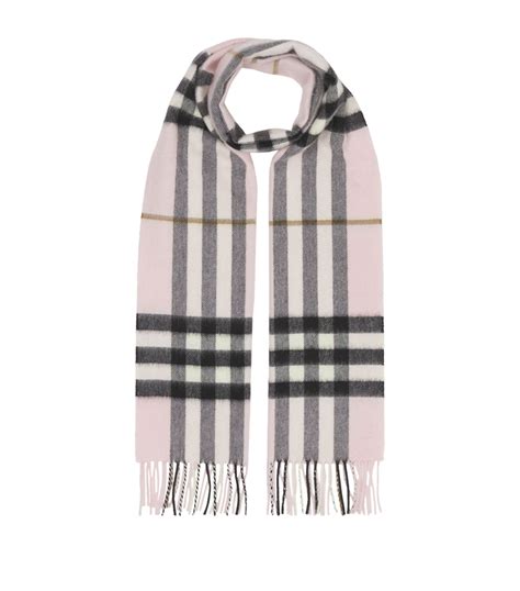 burberry scarf check pink|Burberry Check scarf sale.